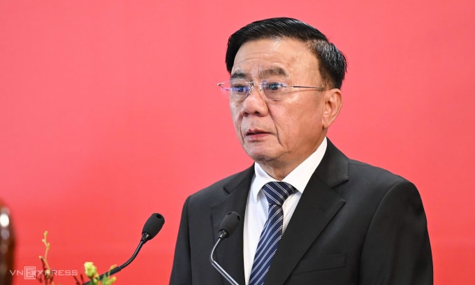 Thường trực Ban Bí thư Trần Cẩm Tú phát biểu chiều 14/1. Ảnh: Giang Huy