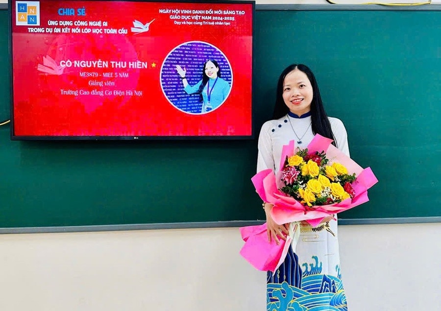 Thạc sĩ Nguyễn Thu Hiền là thành viên sáng lập Dự án lớp học toàn cầu tại Việt Nam.