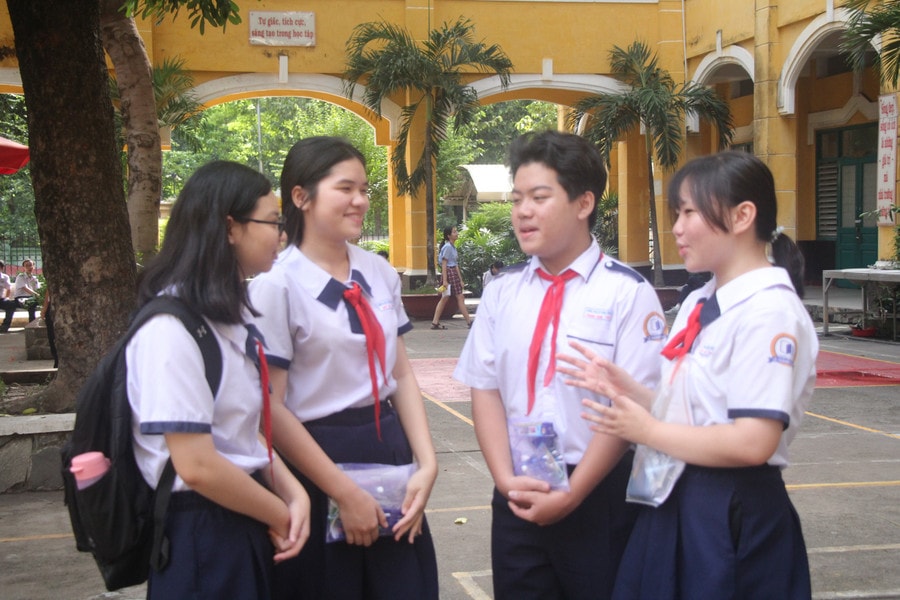 Thí sinh TPHCM tham gia kỳ thi lớp 10 năm 2025.