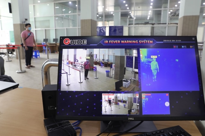 Kiểm dịch y tế tại cửa khẩu quốc tế Mộc Bài thời kỳ bùng dịch Covid. Ảnh: Hữu Khoa