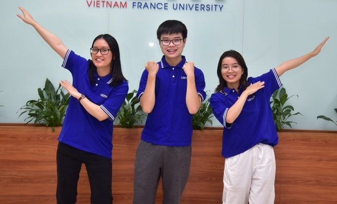 Sinh viên USTH. Ảnh: Fanpage trường