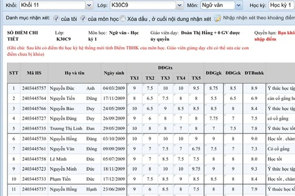 Vụ sửa 126 điểm thi của học sinh: Lỗi kỹ thuật, giáo viên không cố ý - 2
