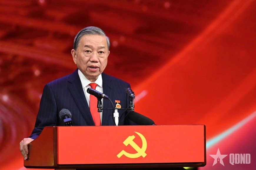 Tổng Bí thư Tô Lâm dự Lễ tuyên dương Bí thư chi bộ xuất sắc và trao Giải Búa liềm vàng lần thứ X năm 2025