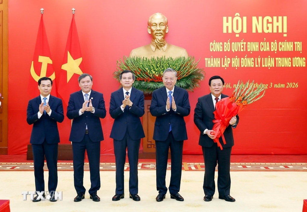 Tổng Bí thư dự hội nghị công bố thành lập Hội đồng Lý luận Trung ương - 1