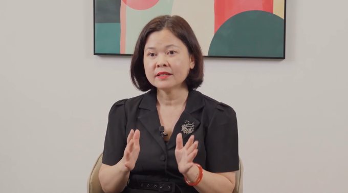 PGS.TS Lê Ngọc Quỳnh Lam, Giám đốc Trung tâm Kiểm định chất lượng giáo dục, Đại học Quốc gia TP HCM chia sẻ tại tập 2 vodcast. Ảnh: British Council