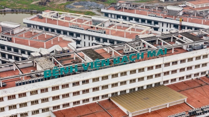 Bệnh viện Bạch Mai cơ sở 2 sau nhiều năm bỏ không. Ảnh: Giang Huy