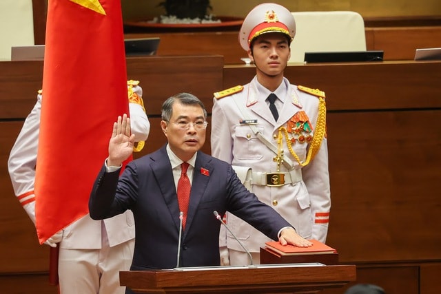 THỦ TƯỚNG CHÍNH PHỦ LÊ MINH HƯNG TUYÊN THỆ VÀ PHÁT BIỂU NHẬM CHỨC- Ảnh 1.