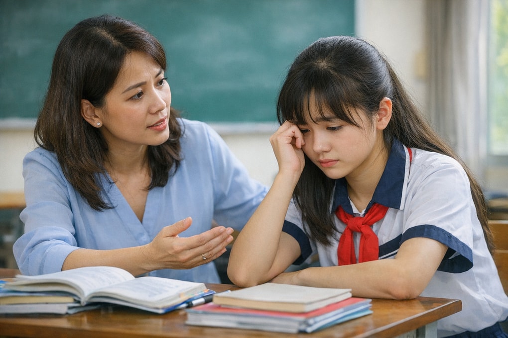 Nữ sinh rơi ở lầu 3 trường học: Hỗ trợ khẩn cấp với học sinh chứng kiến - 1