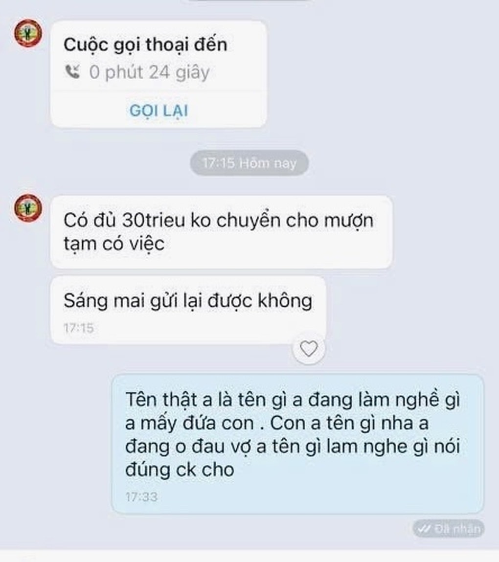 Những màn đáp trả tin “anh mượn tạm 30 triệu” từ Zalo Phó Giám đốc Sở - 2