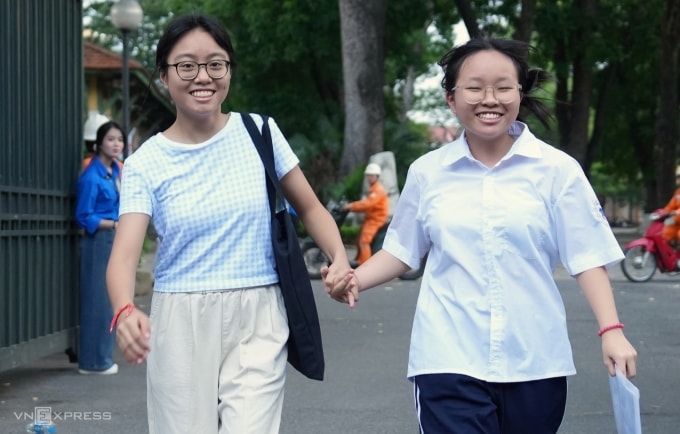 Học sinh thi lớp 10 ở Hà Nội năm 2025. Ảnh: Tùng Đinh