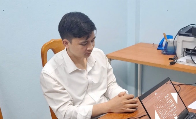 Nguyễn Duy Cường. Ảnh: Công an tỉnh Quảng Trị