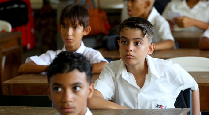 Học sinh Cuba. Ảnh: Cuba Debate