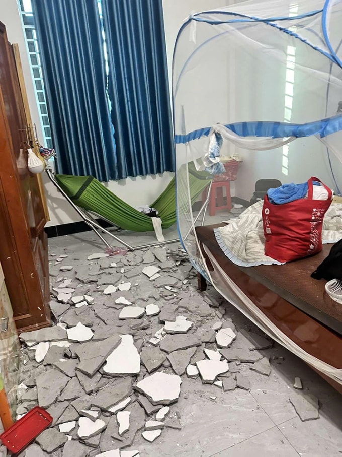Hiện trường vụ việc. Ảnh: Hùng Lê