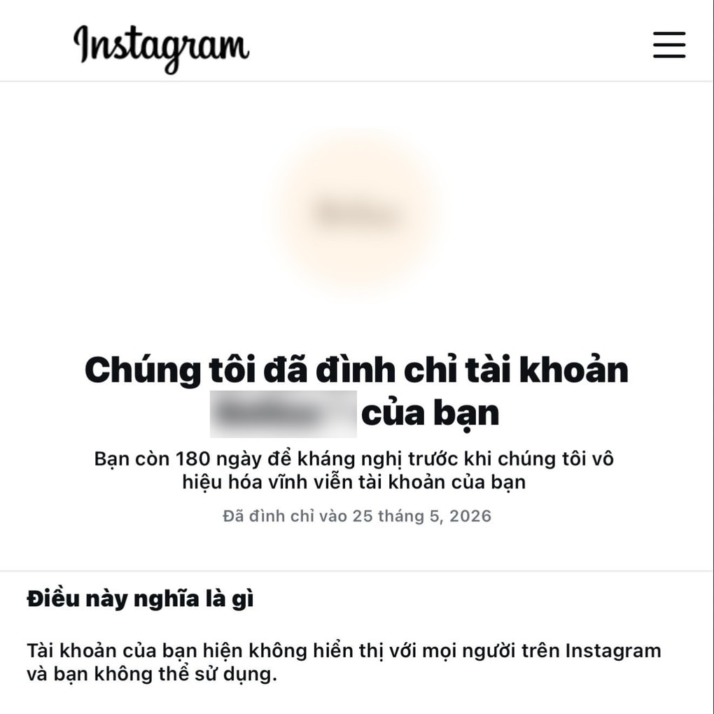 Hàng loạt tài khoản Instagram bị khóa không rõ lý do, Meta nói gì? - 1