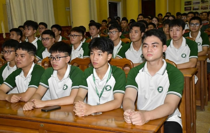 Học viên Học viện Kỹ thuật quân sự. Ảnh: MTA