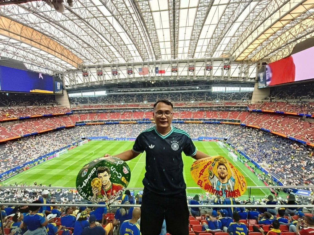 Cô gái Hà Nội chi 250 triệu xem World Cup, choáng với máy lạnh phủ kín sân - 4