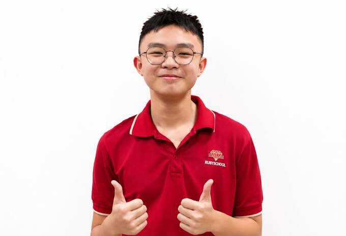 Nguyễn Đăng Phúc. Ảnh: Fanpage trường Tiểu học và THCS Hồng Ngọc