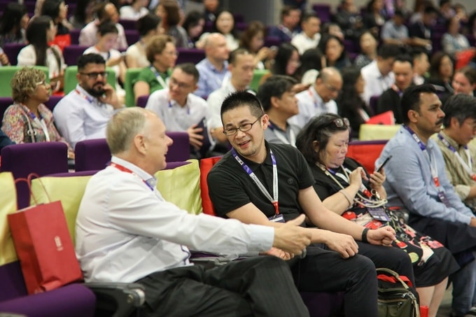Các học giả tham gia hội thảo của Học viện Quản trị châu Á (AAOM). Ảnh: RMIT Việt Nam