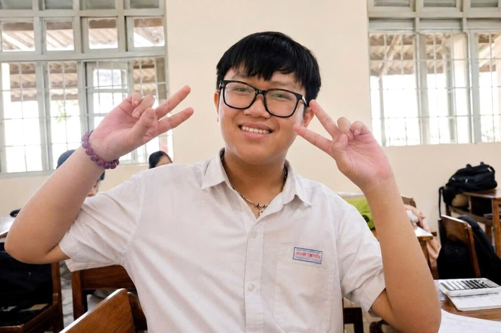 Nguyễn Trần Minh Thành, thủ khoa vào lớp 10 chuyên tỉnh Đăk Lăk năm 2026. Ảnh: Nhân vật cung cấp