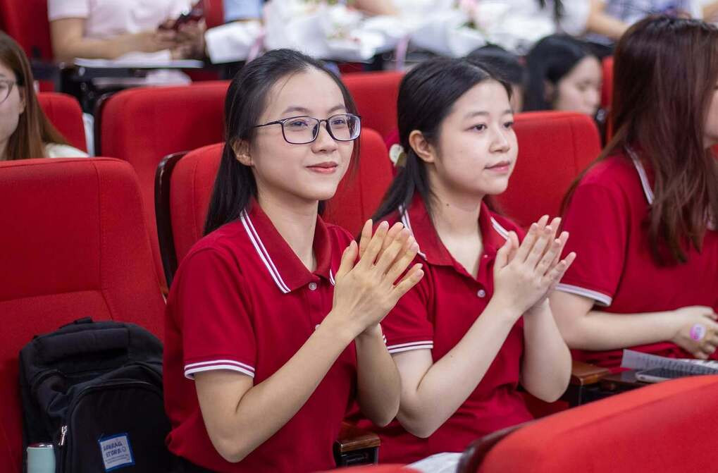 Sinh viên trường Đại học Ngoại thương. Ảnh: FTU Times
