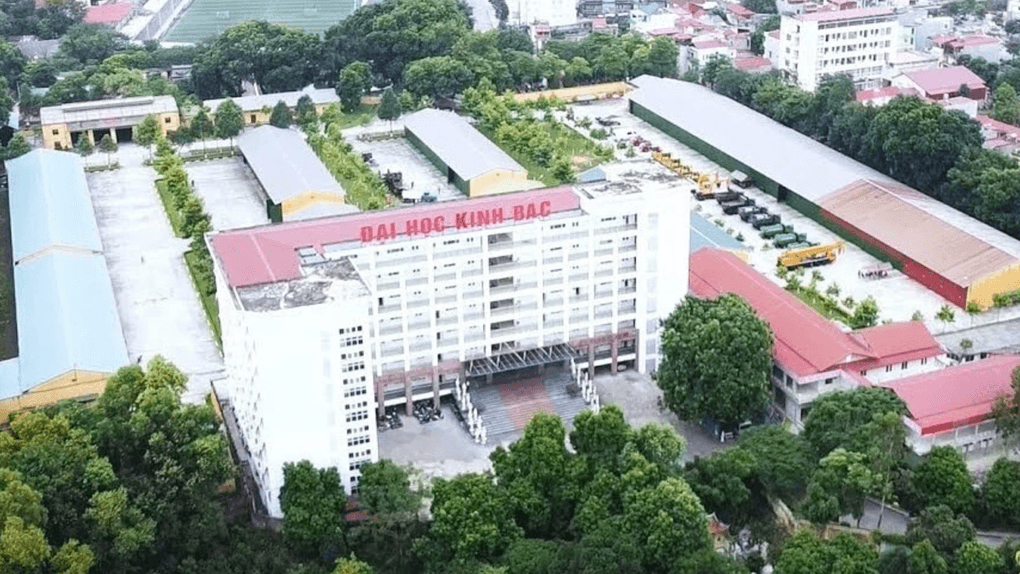 Một góc khuôn viên Đại học Kinh Bắc. Ảnh: Website nhà trường