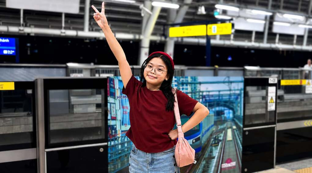 Đỗ Huỳnh Thanh Ngọc, thủ khoa đầu vào trường THCS-THPT Trần Đại Nghĩa. Ảnh: Gia đình cung cấp