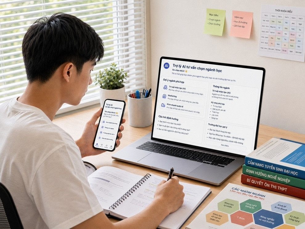 2 ngày cuối đăng ký đại học: Dùng AI chọn ngành, thí sinh có thể “mắc bẫy” - 2
