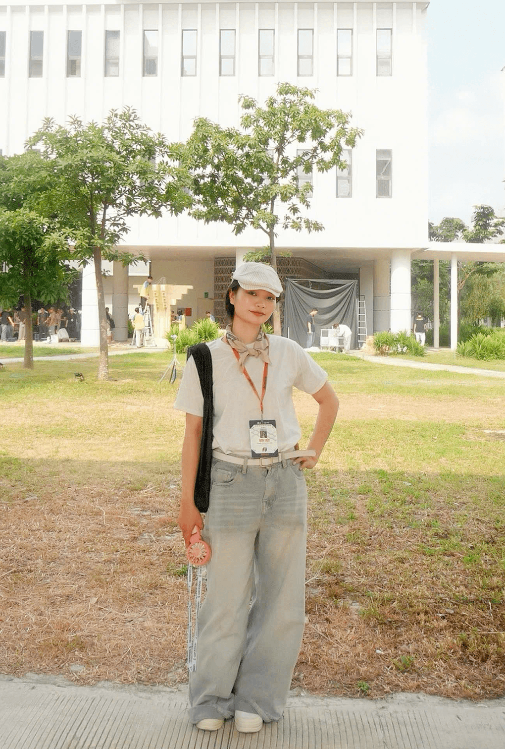 Diệu Hiền tham gia Liên hoan Sinh viên Kiến trúc toàn quốc lần thứ XV năm 2026. Ảnh: Nhân vật cung cấp