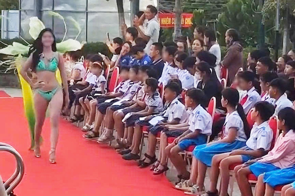 Vụ biểu diễn áo tắm trước mặt học sinh: Ban tổ chức xin lỗi - 1
