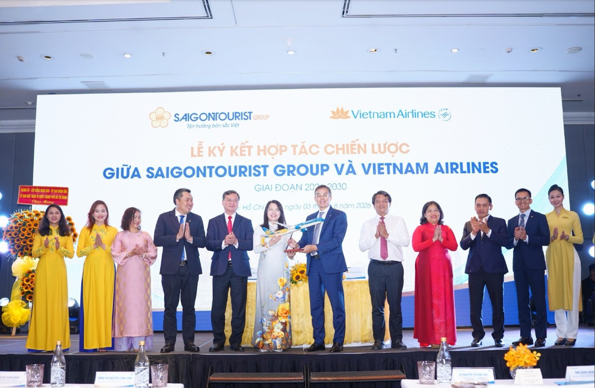 Vietnam Airlines và Saigontourist Group mở rộng hợp tác đến năm 2030