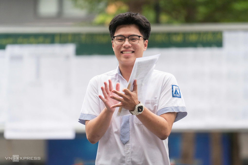 Thí sinh thi tốt nghiệp THPT 2026 tại Hà Nội. Ảnh: Hoàng Giang
