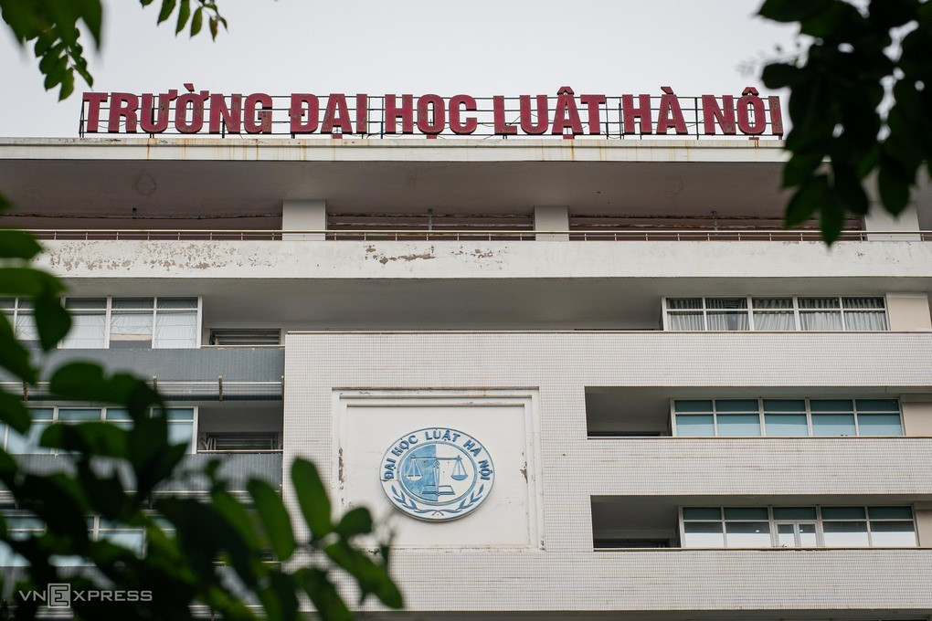 Một góc khuôn viên trường Đại học Luật Hà Nội (HLU). Ảnh: Hoàng Giang