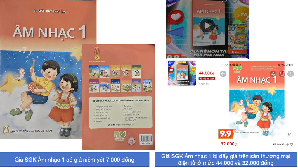 Sách giáo khoa bị “đội giá” đến hơn 6 lần trên sàn thương mại điện tử - 2
