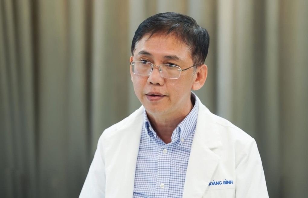 TS.BS Nguyễn Hoàng Bình, Trưởng khoa Ngoại Lồng ngực, Bệnh viện Chợ Rẫy. Ảnh: Bệnh viện Chợ Rẫy