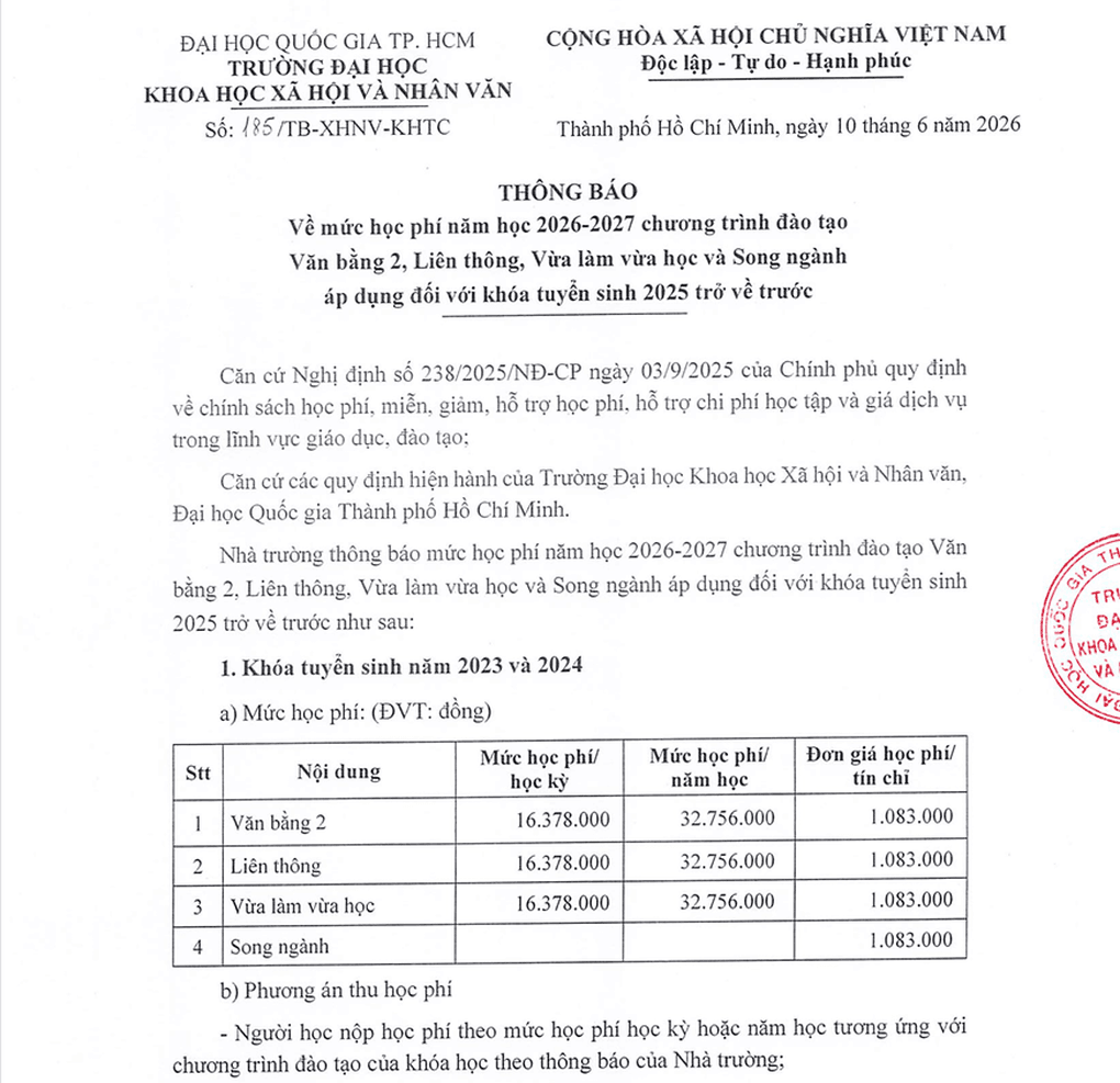 Gần tốt nghiệp, sinh viên tá hoả nhận thông báo đóng học phí 16 triệu đồng - 4