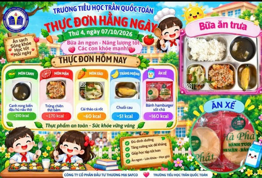Nhiều học sinh bị tiêu chảy, sốt, nôn ói, hiệu trưởng nói do lạ bụng - 1