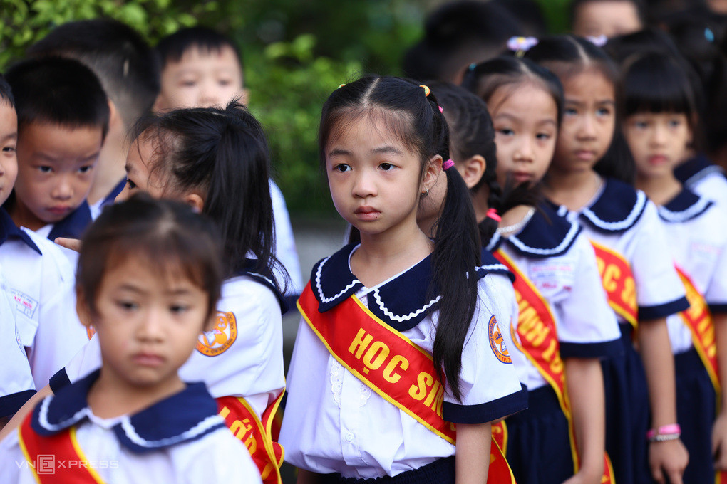 Học sinh tiểu học tại TP HCM, tháng 9/2025. Ảnh minh họa: Quỳnh Trần