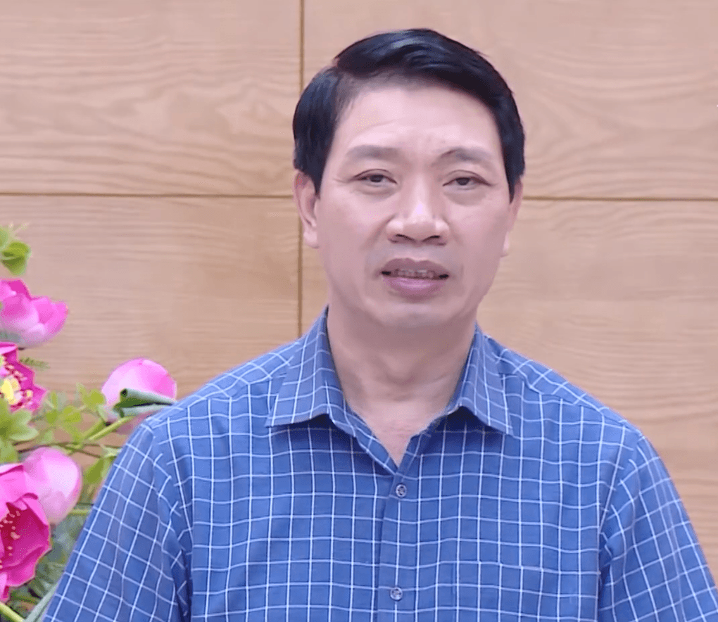 Bị cáo Lê Đức Giang khi là phó chủ tịch Thanh Hóa. Ảnh: TTV