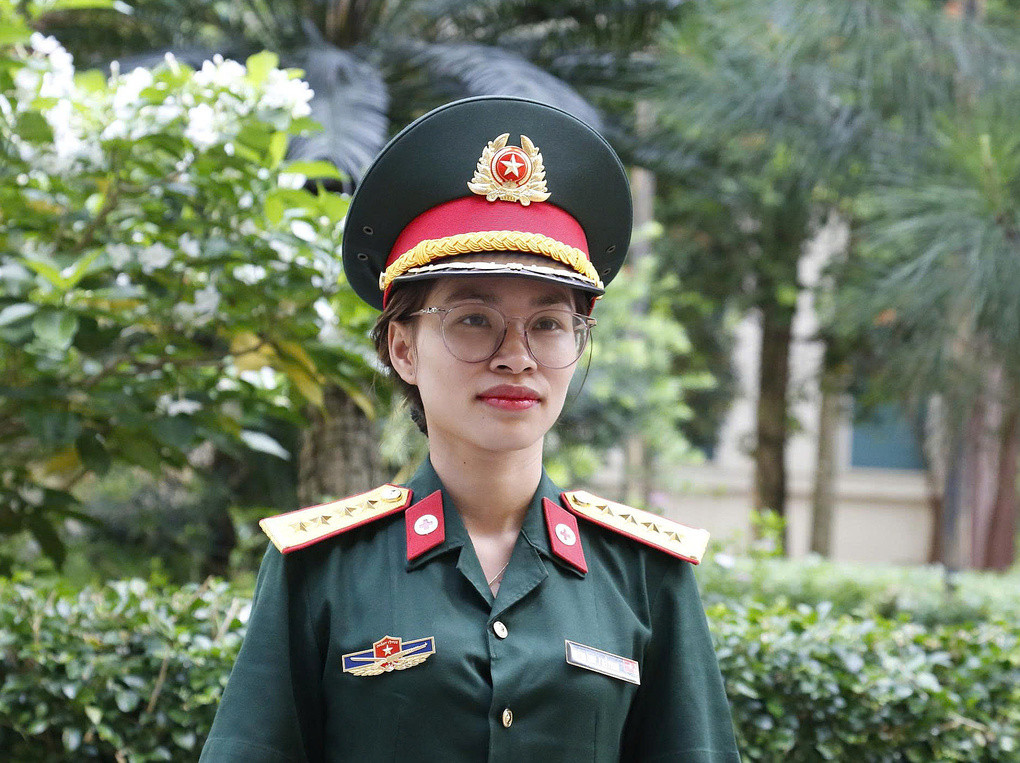Đại úy Nguyễn Thị Như Quỳnh. Ảnh: Nhân vật cung cấp