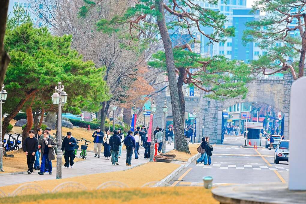 Một góc khuôn viên Đại học Kyung-hee. Ảnh: Fanpage trường