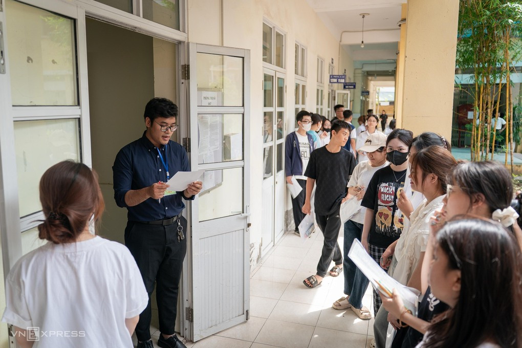 Học sinh Hà Nội thi tốt nghiệp THPT 2026. Ảnh: Hoàng Giang