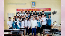 Học sinh THPT Nguyễn Du (Nam Định) làm video tri ân thầy cô nhân ngày Nhà giáo Việt nam 20/11