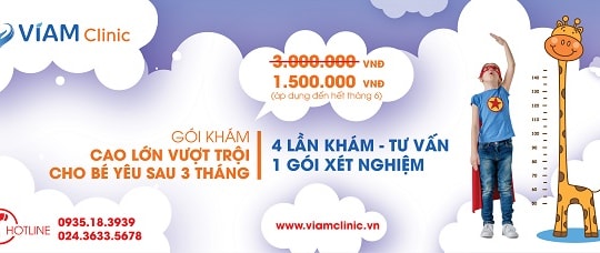 GÓI KHÁM CAO LỚN VƯỢT TRỘI CHO BÉ YÊU SAU 3 THÁNG