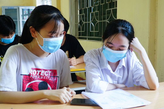 Hưng Yên: Thí sinh phải sử dụng khẩu trang do nhà trường phát
