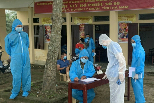 Hà Nam: 46 thí sinh thuộc diện F1, F2 liên quan đến ca bệnh Covid-19 ở Thi Sơn