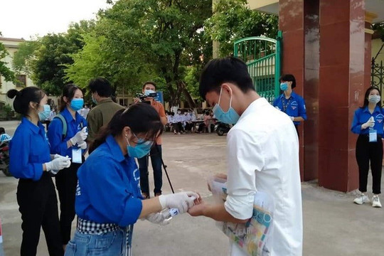 Nam Định: Thí sinh tự tin đến trường thi