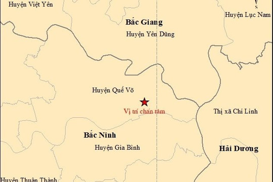 Động đất ở Bắc Ninh