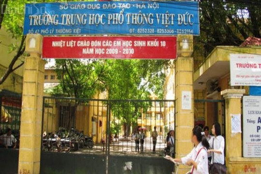 Trường THPT Việt Đức - 47 Lý Thường Kiệt - Hoàn Kiếm - Hà Nội