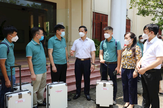 Bắc Ninh: 26 y bác sỹ lên đường hỗ trợ phòng, chống dịch tại Bình Dương