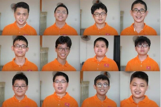 16 học sinh Việt Nam giành giải Toán học trẻ quốc tế